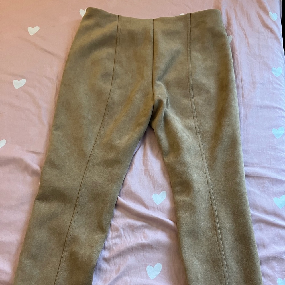 Ivanka Trump Suede Dress Pants